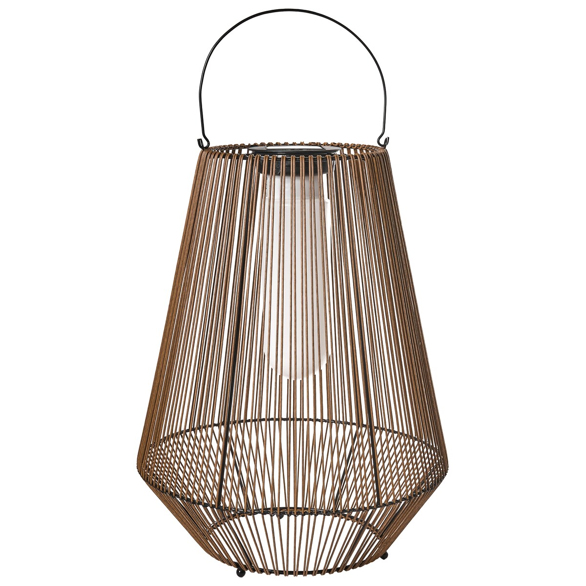 Lampion solarny LUSWISHI 68 cm Naturalny