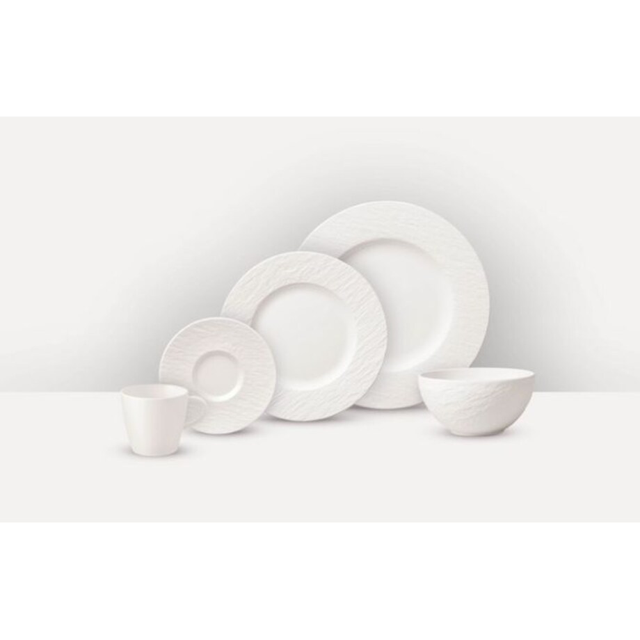 Zestaw dla 4 osób Manufacture Rock Blanc Villeroy & Boch
