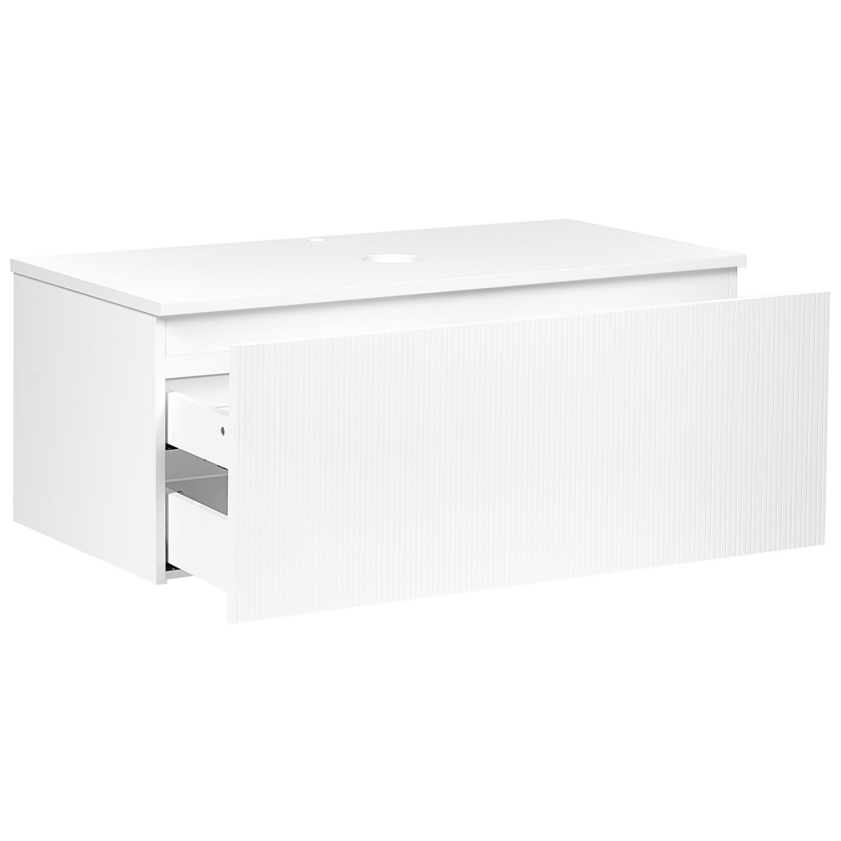 Szafka łazienkowa wisząca 100 x 52 cm biała ALZIRA