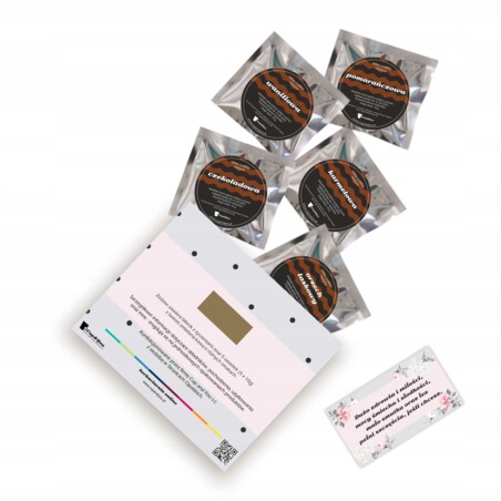 Elegancki zestaw BOX prezentowy DLA MAMY z herbatami i kawami smakowymi