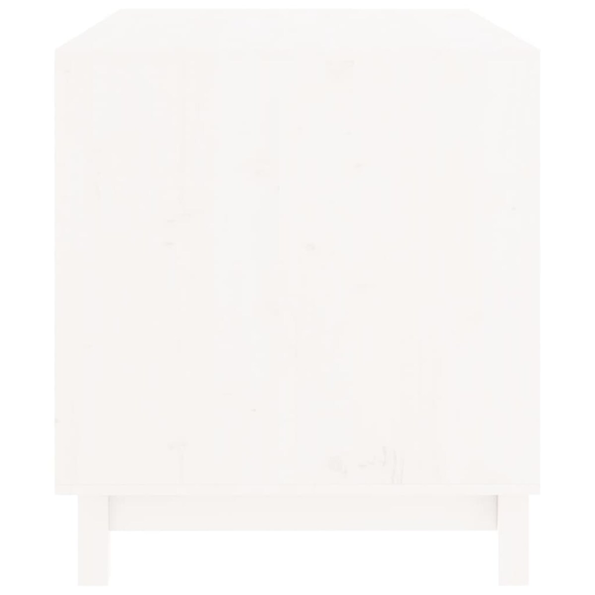 vidaXL Domek dla psa, biały, 90x60x67 cm, lite drewno sosnowe