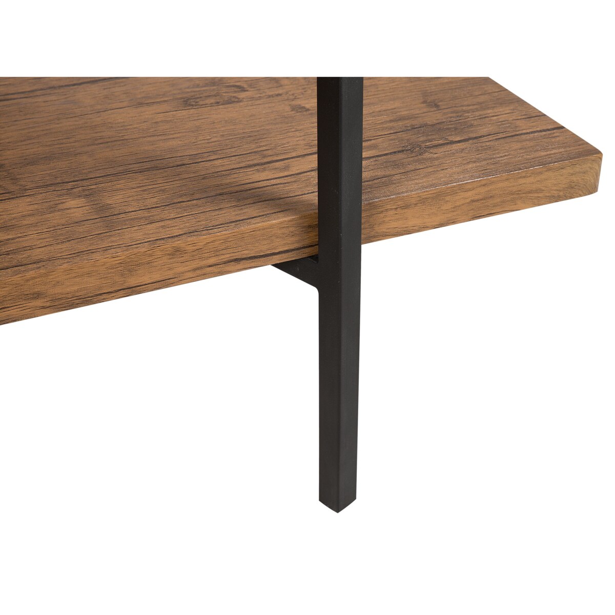 Regał 4 półki ciemne drewno COMPTON