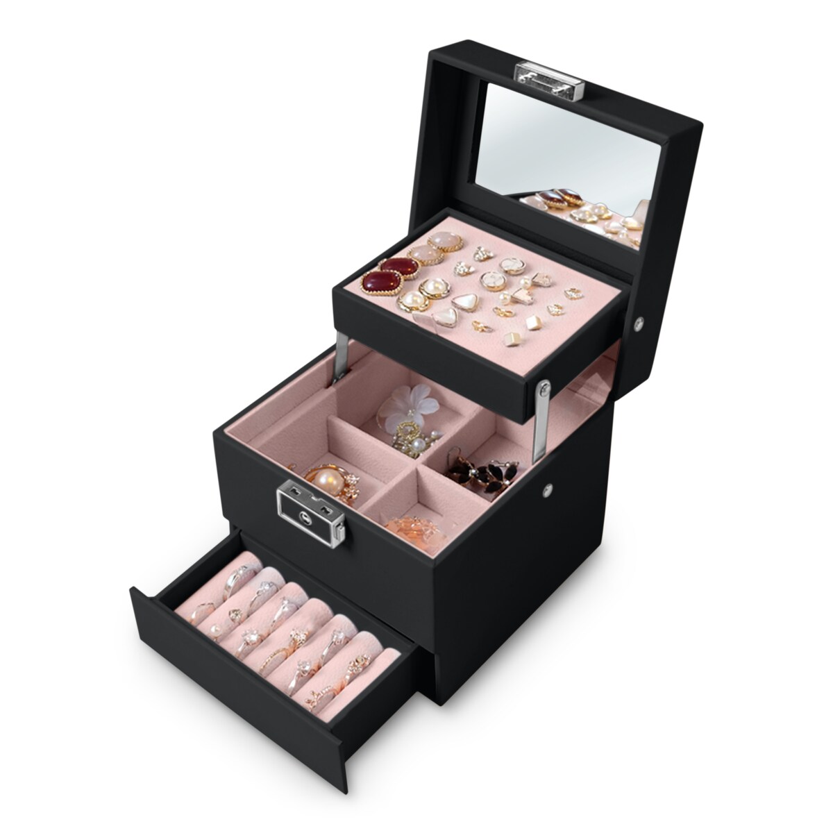 Szkatułka na biżuterię skrzynka pudełko kuferek Massido