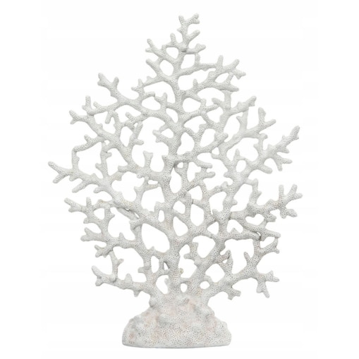 FIGURKA RAFA KORALOWA koralowiec biały wys. 34cm