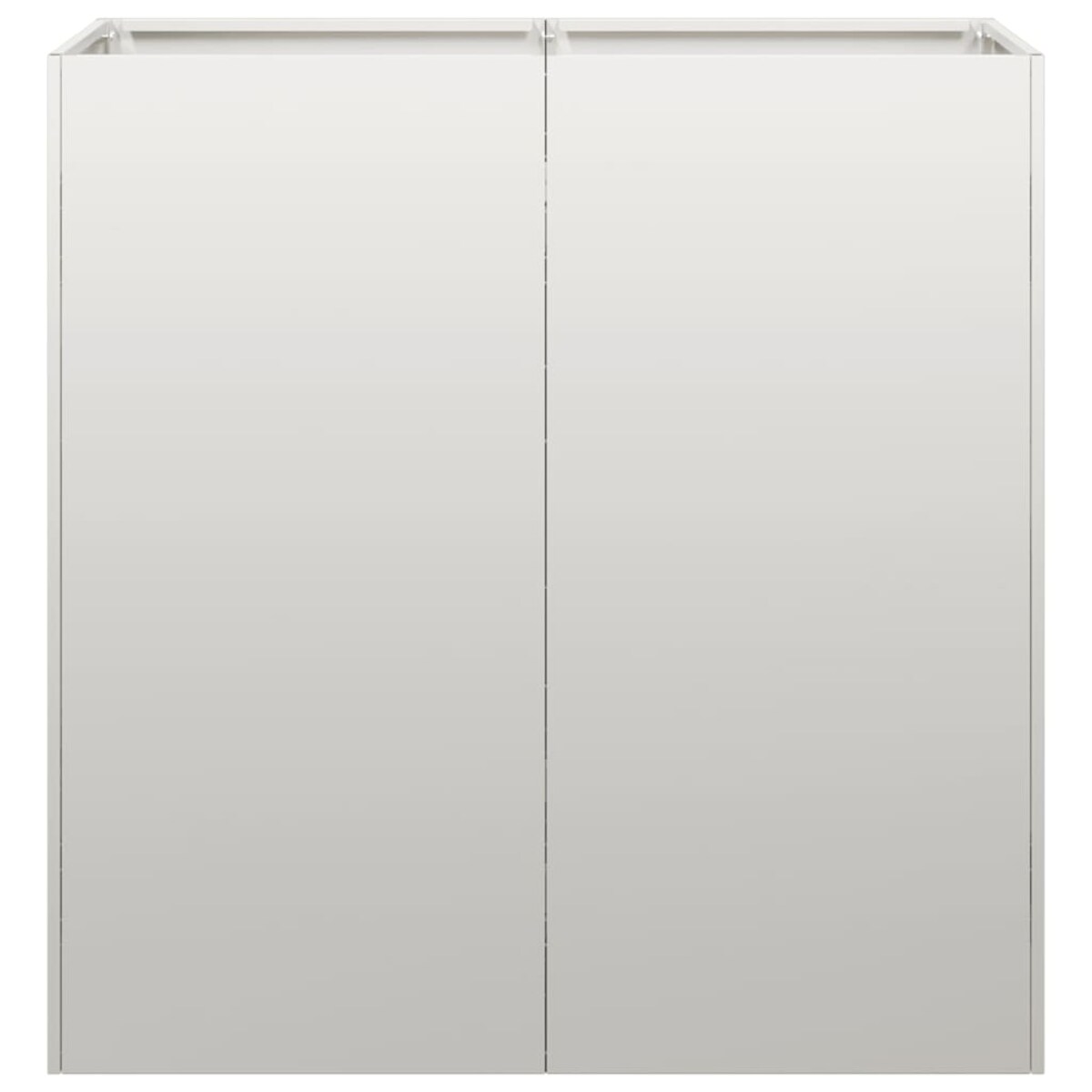 vidaXL Doniczka 80x40x80 cm Stal nierdzewna