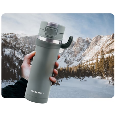 Kubek termiczny duży termos podróżny na kawę herbatę Berdsen