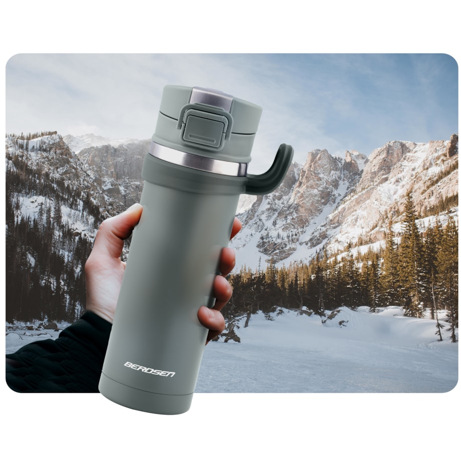 Kubek termiczny duży termos podróżny na kawę herbatę Berdsen