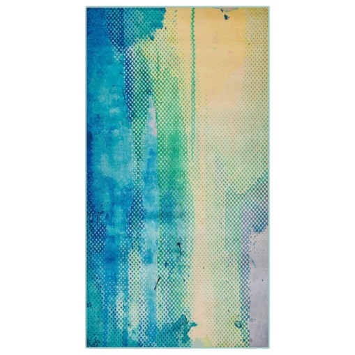 Dywan 80 x 150 cm niebiesko-zielony SUSUZ