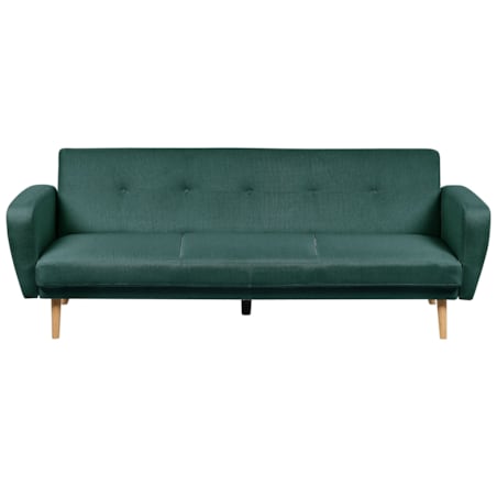 Sofa rozkładana 3-osobowa zielony FLORLI