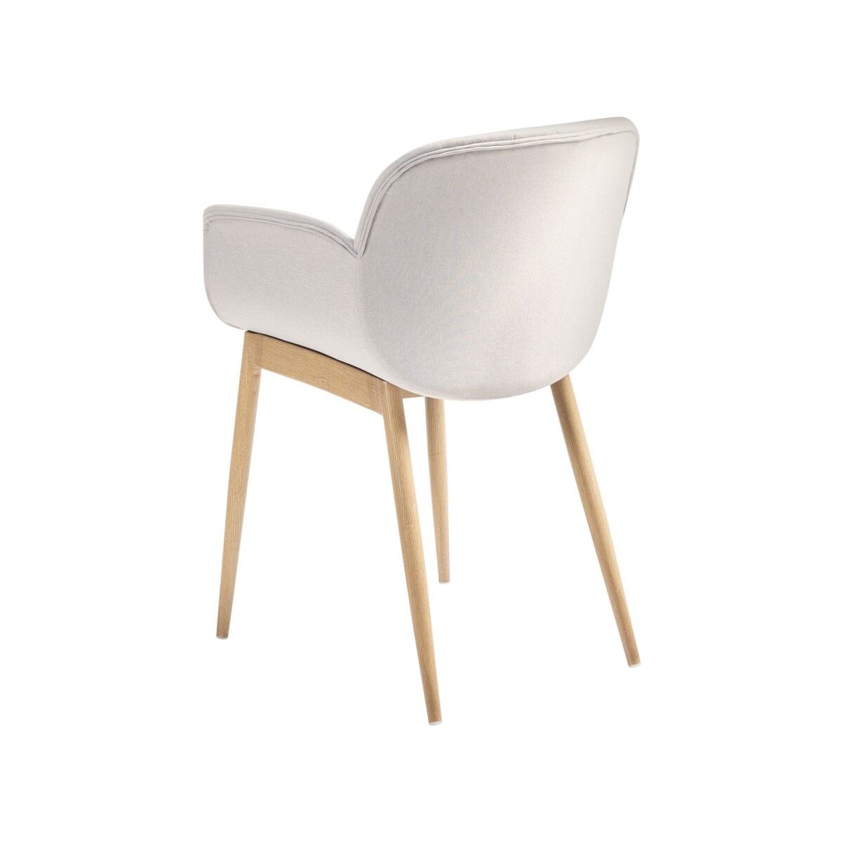 Zestaw 2 krzeseł do jadalni szary ALICE