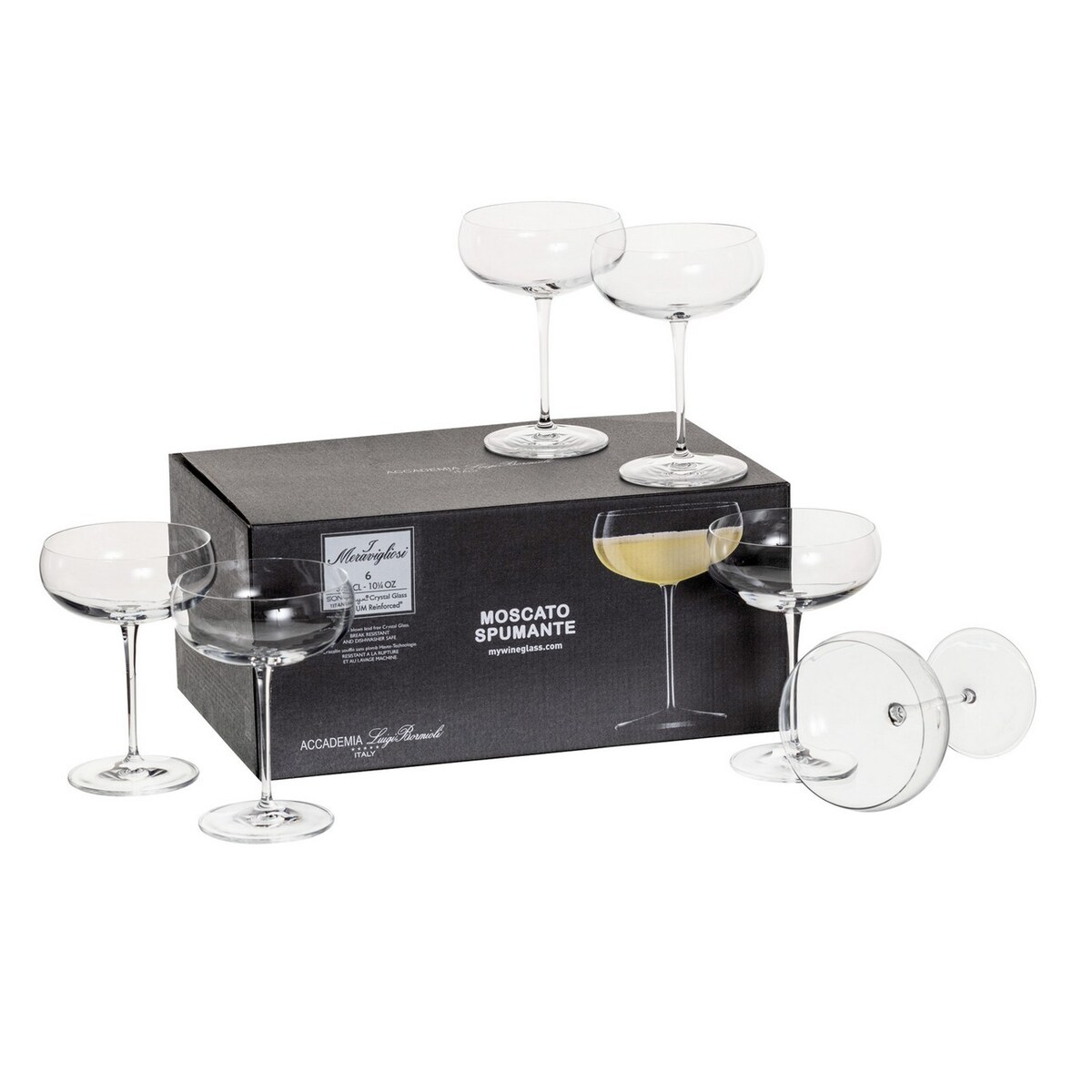 Kieliszki do wina Gioco 6szt. 300ml, 10 x 8 x 15 cm