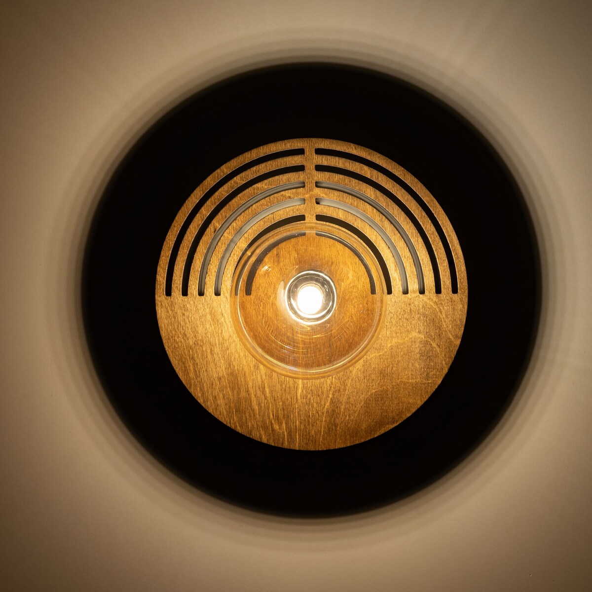 Kinkiet TK Lighting LUNAR WOOD 300 30 cm dąb/biały, lampa ścienna G9 do salonu i sypialni