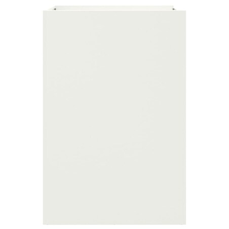 vidaXL Donica, biała, 52x48x75 cm, stal