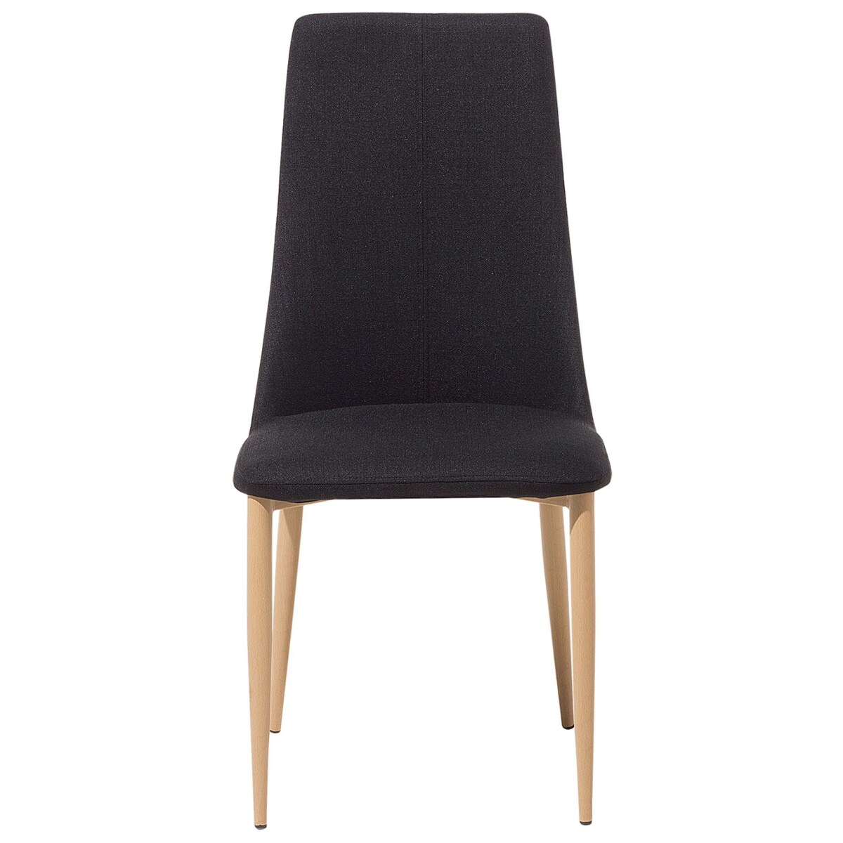 Zestaw 2 krzeseł do jadalni czarny CLAYTON