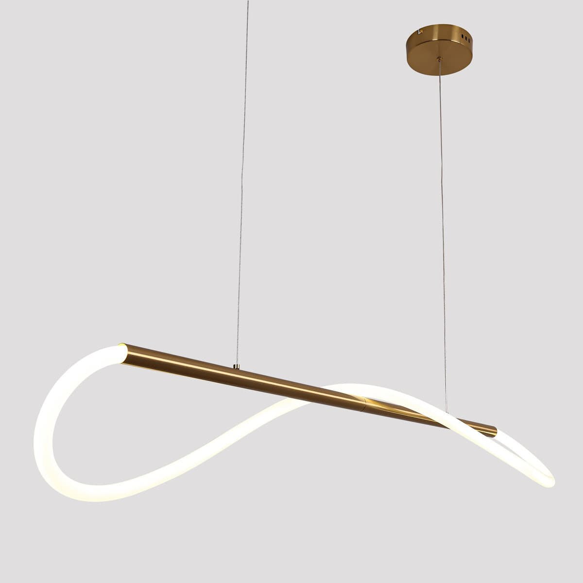 Wisząca lampa nad stół Meleca LP-2345/1P S Light Prestige LED 24W 4000K złota