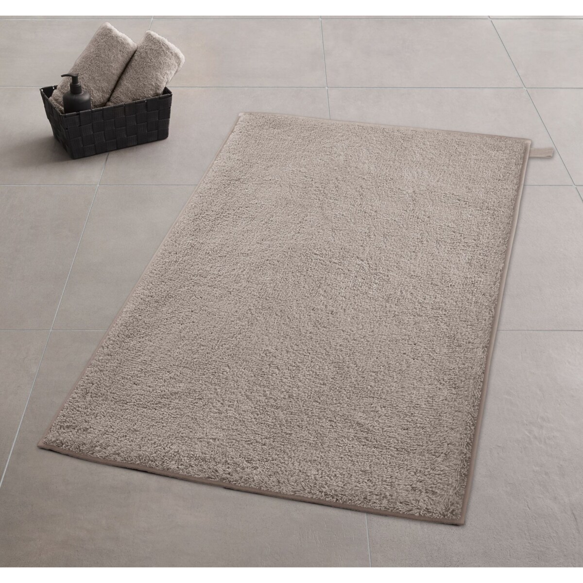 Kleine Wolke Vita Ekologiczny Dywanik łazienkowy szary 50x 80 cm ECO LIVING