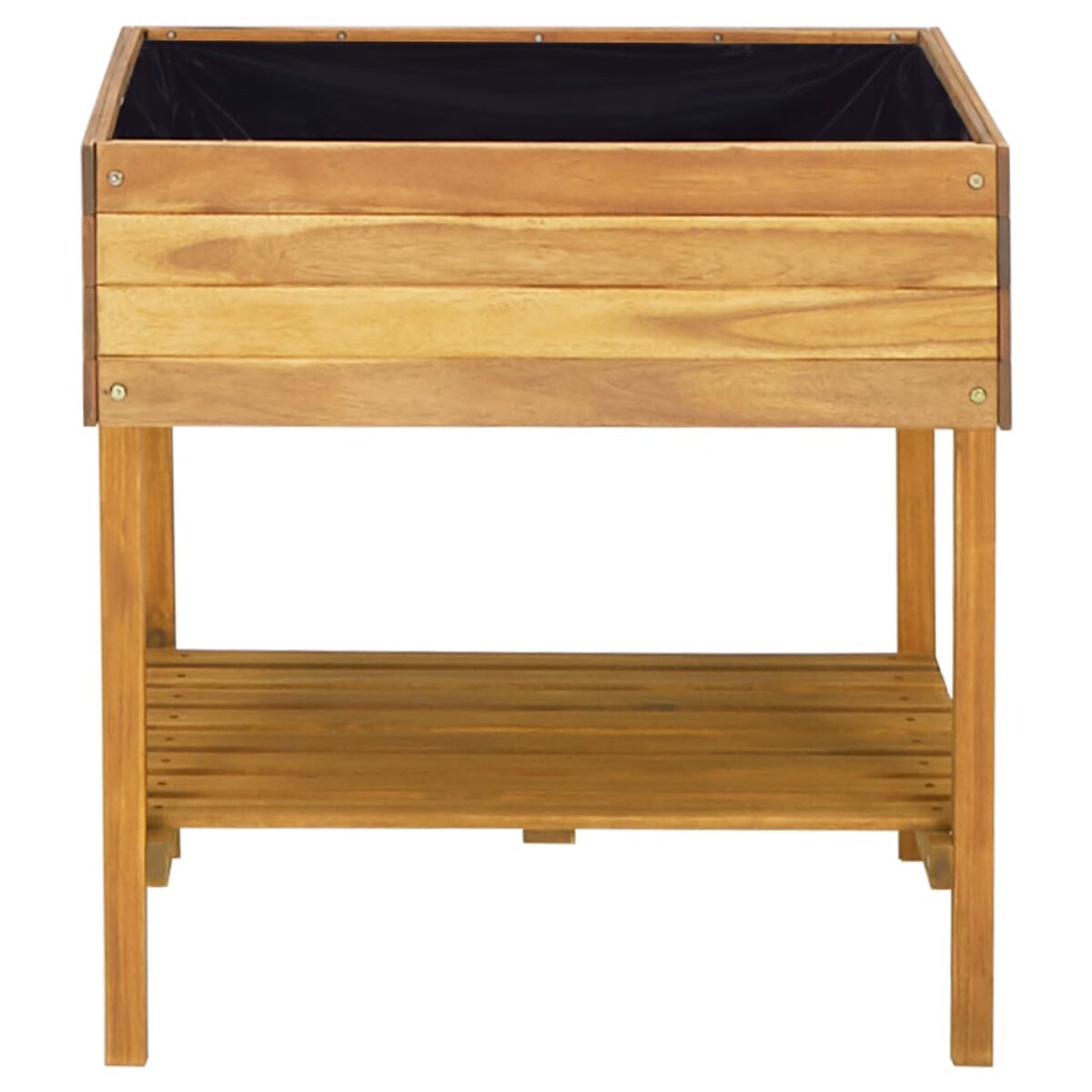 vidaXL Wysoka donica ogrodowa, 78,5x58,5x78,5 cm, lite drewno akacjowe