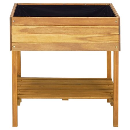 vidaXL Wysoka donica ogrodowa, 78,5x58,5x78,5 cm, lite drewno akacjowe