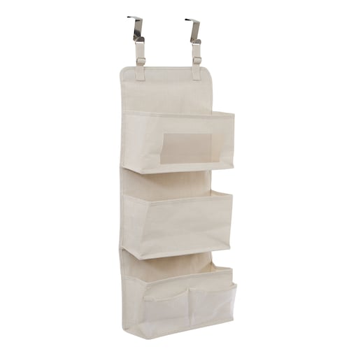 Organizer wiszący na drzwi DRESSY+, tekstylny, 32 x 10,5 x 88 cm