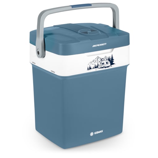 Lodówka turystyczna samochodowa 12V/230V USB funkcja grzania 29l Berdsen
