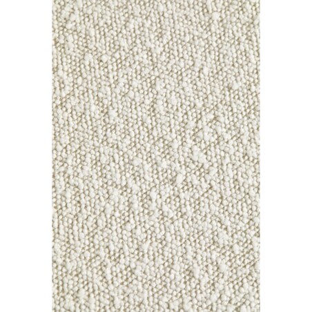 Krzesło drewniane, ciemne drewno + bouclé, Olsen