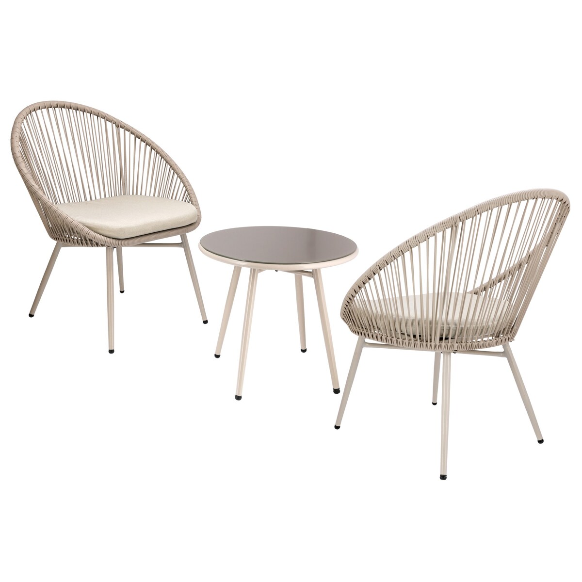 Zestaw mebli ogrodowych JUMI stół krzesła na balkon taras 1 szt.