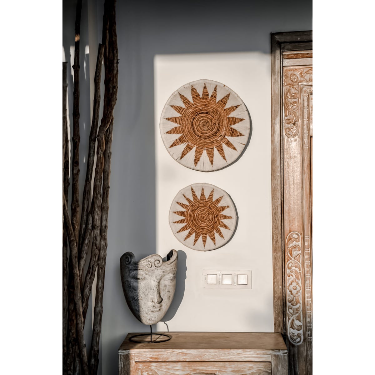 TALERZ Z BANANOWCA BIAŁY L