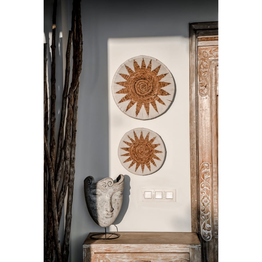 TALERZ Z BANANOWCA BIAŁY L