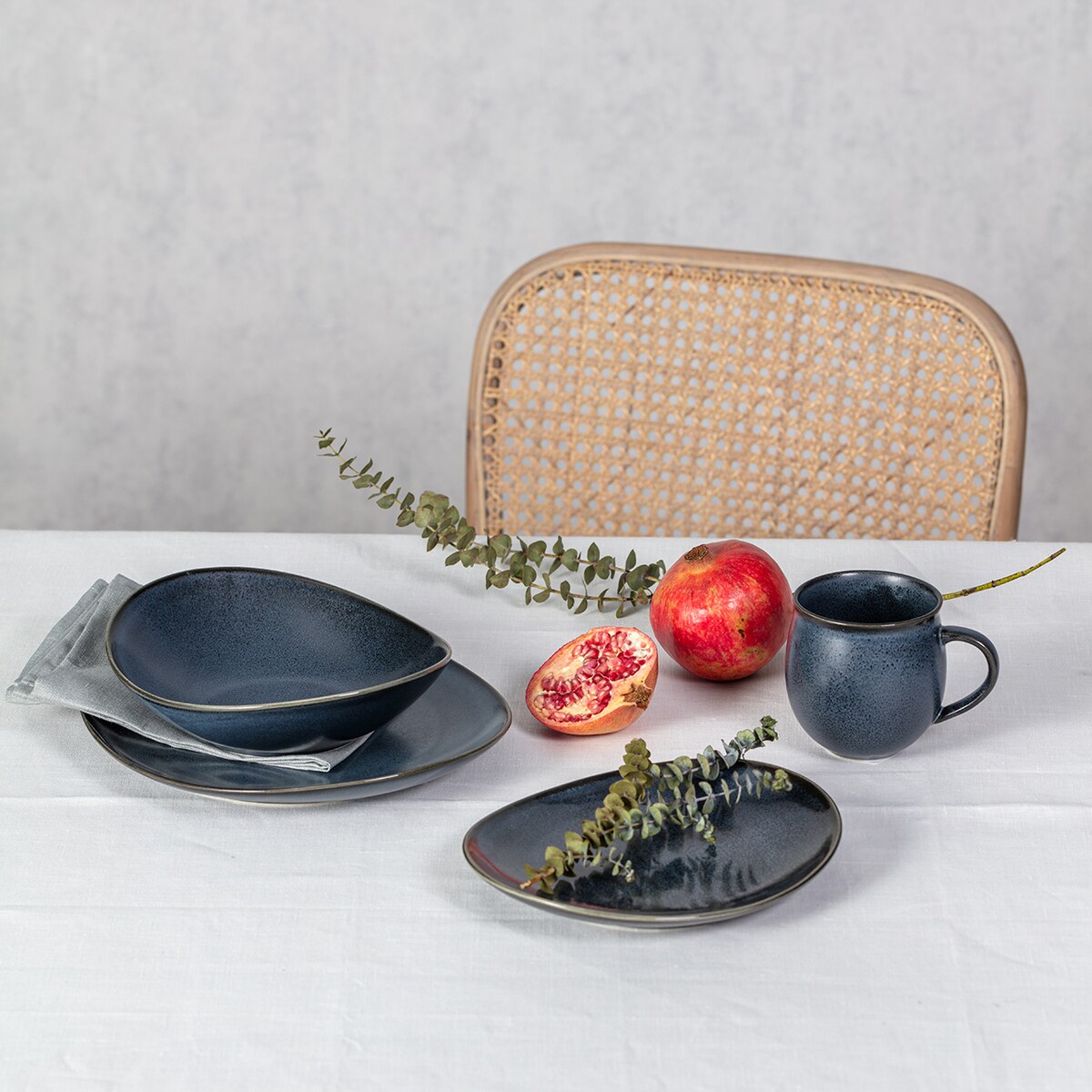 Talerz deserowy Della, 22 x 19 x 2-3 cm