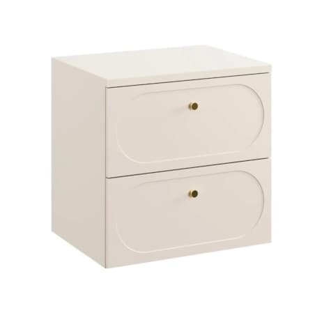 Szafka pod umywalkę nablatową DONNA SAND 2S 60cm beż piaskowy z blatem