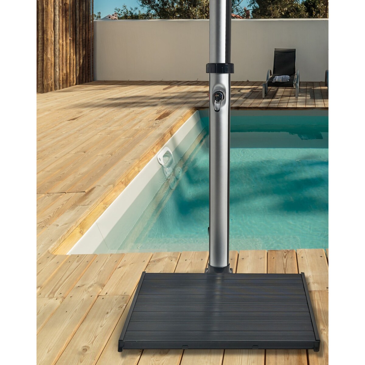 Podstawa do prysznica ogrodowego SILLUSTANI Czarny