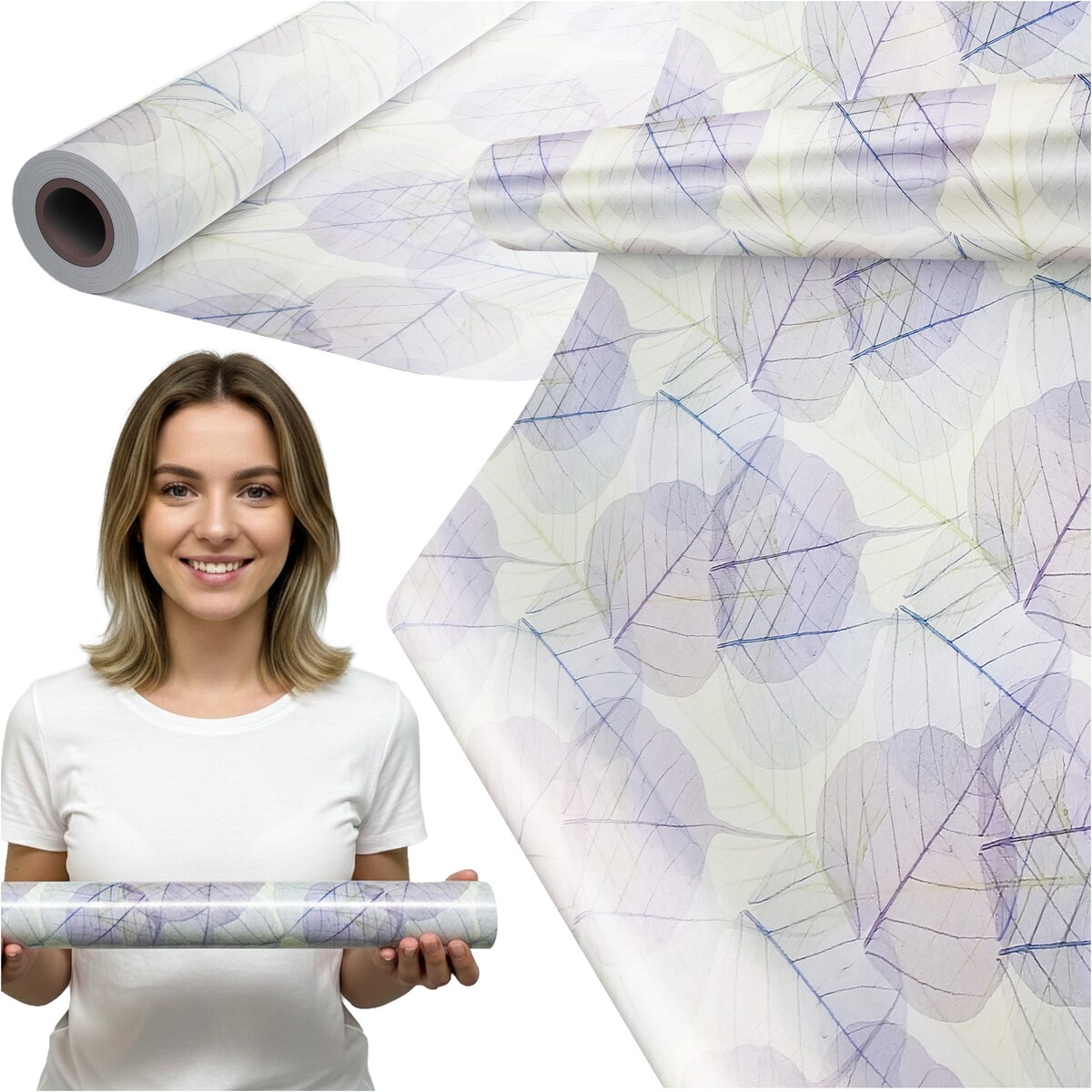 Papier do pakowania prezentów 20 METRÓW MEGAROLKA Ozdobny Do Paczek Szwedzka Jakość