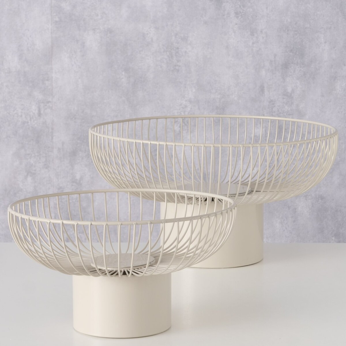 Patery metalowe na owoce CINDY, 2 szt. Ø 30-39 cm