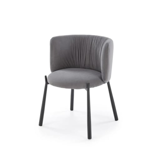 Krzesło tapicerowane K531 VELVET szare