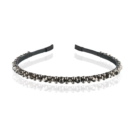 GlamRock Zoe Silver moon II małe ćwieki - opaska