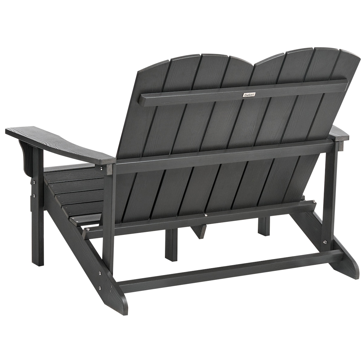 Ławka ogrodowa ADIRONDACK 125 cm Ciemnoszary