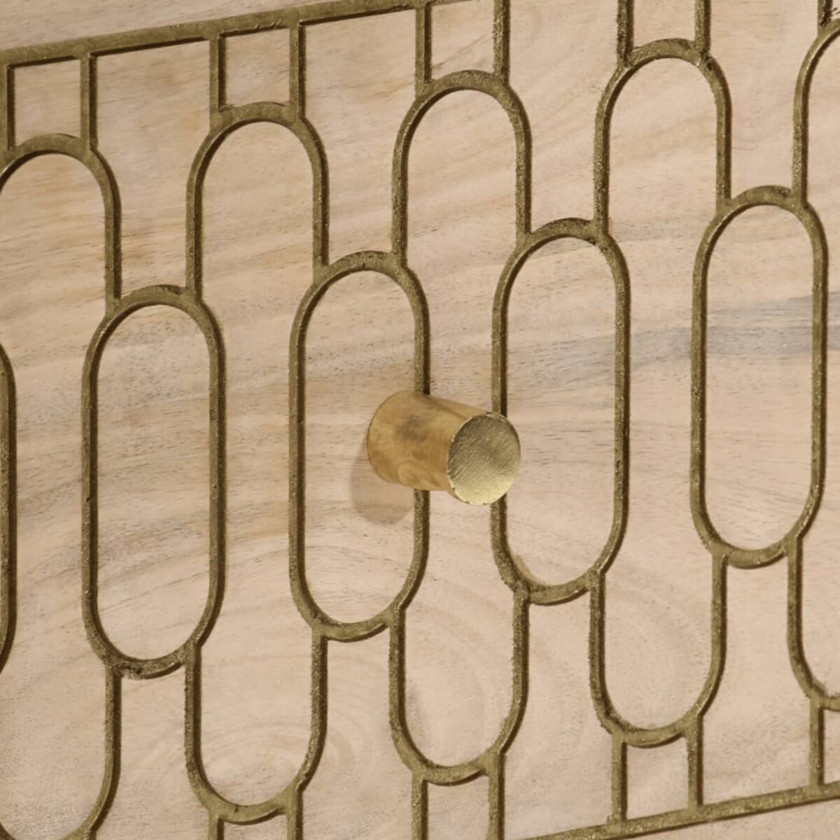 vidaXL Szafka, 60x33x75 cm, lite drewno mango