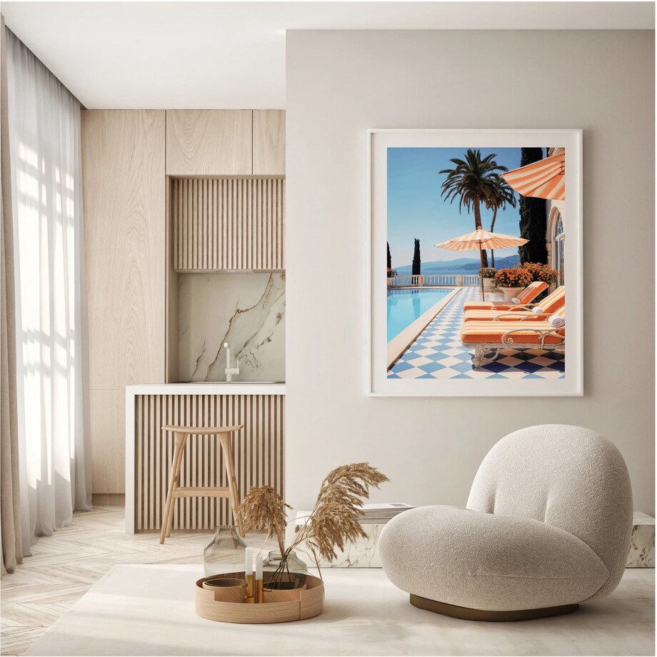 Poster Story, Plakat, Obraz - Wybrzeże Amalfi, wymiary 60 x 84 cm