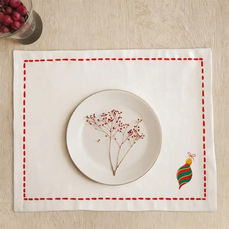 Podkładki świąteczne - Minimalistyczna ozdoba