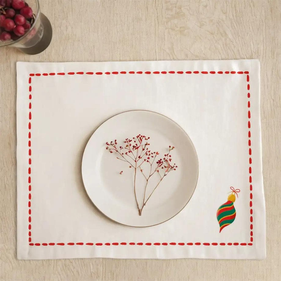 Podkładki świąteczne - Minimalistyczna ozdoba