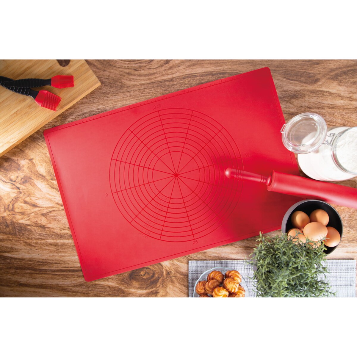 Stolnica silikonowa 62x42cm mata BERLINGER HAUS Burgundy