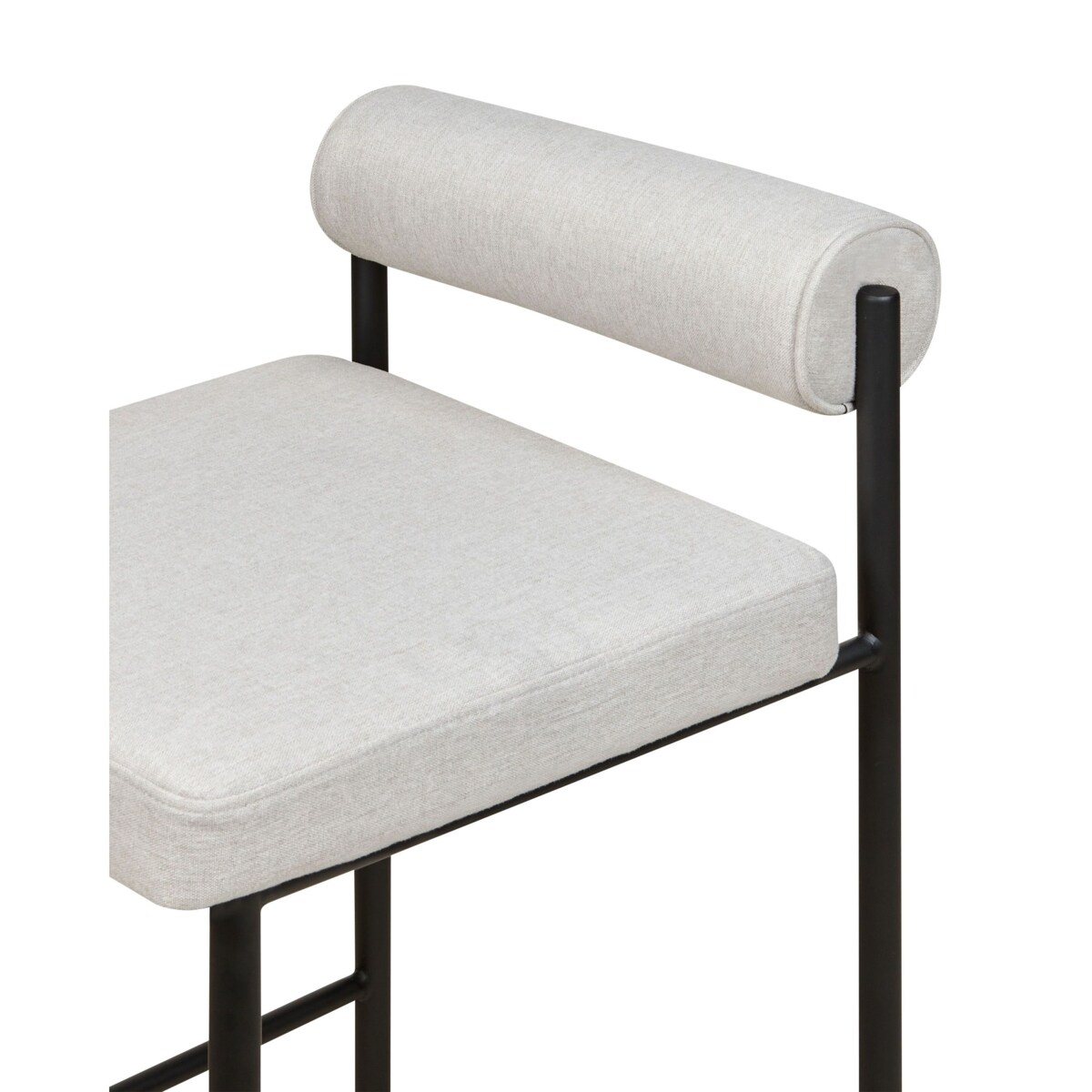 Zestaw 2 krzeseł barowych jasnoszary AMAYA