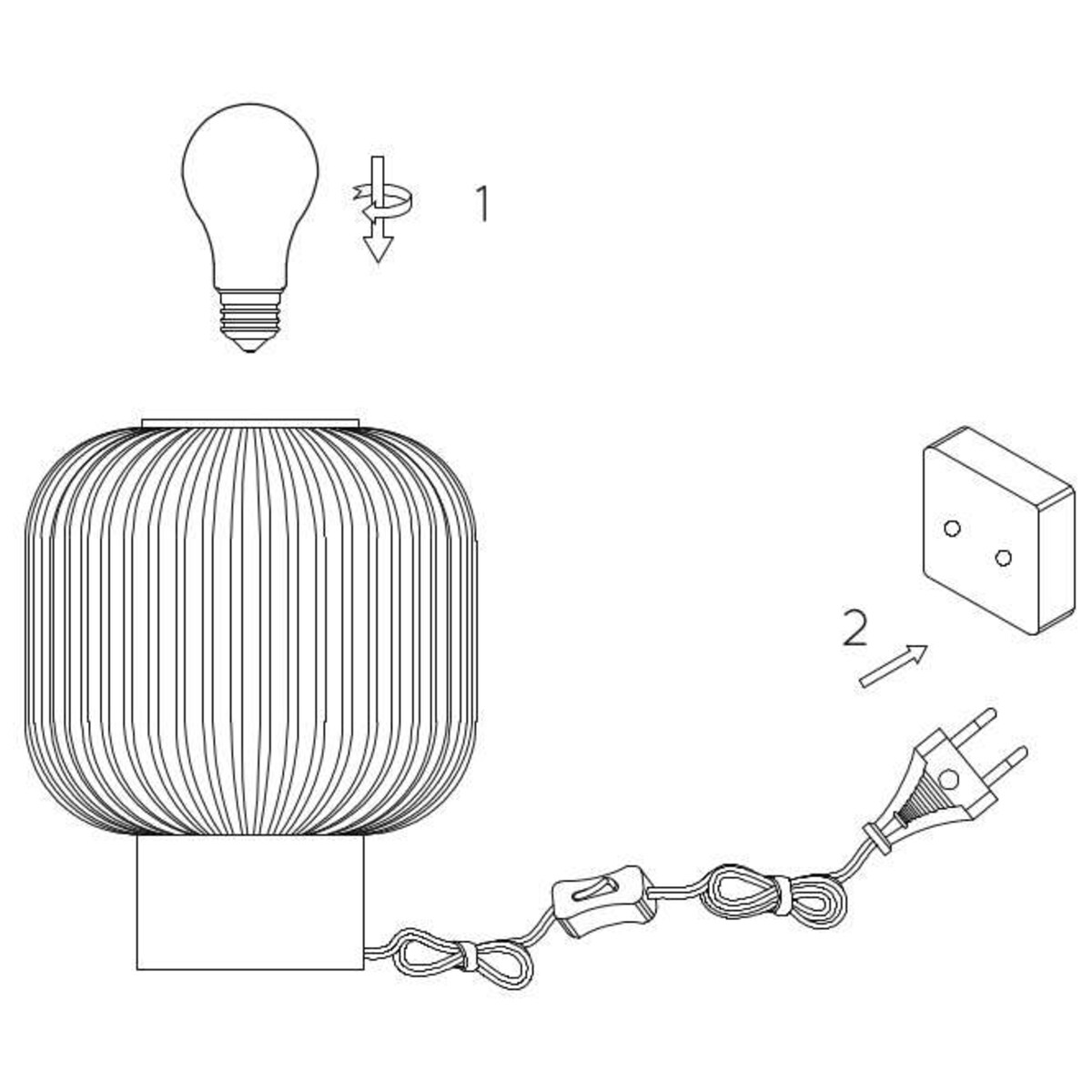 Stojąca LAMPKA nocna MALOTO  45586/20/33 Lucide szklana LAMPA loftowa stołowa zielona mosiądz