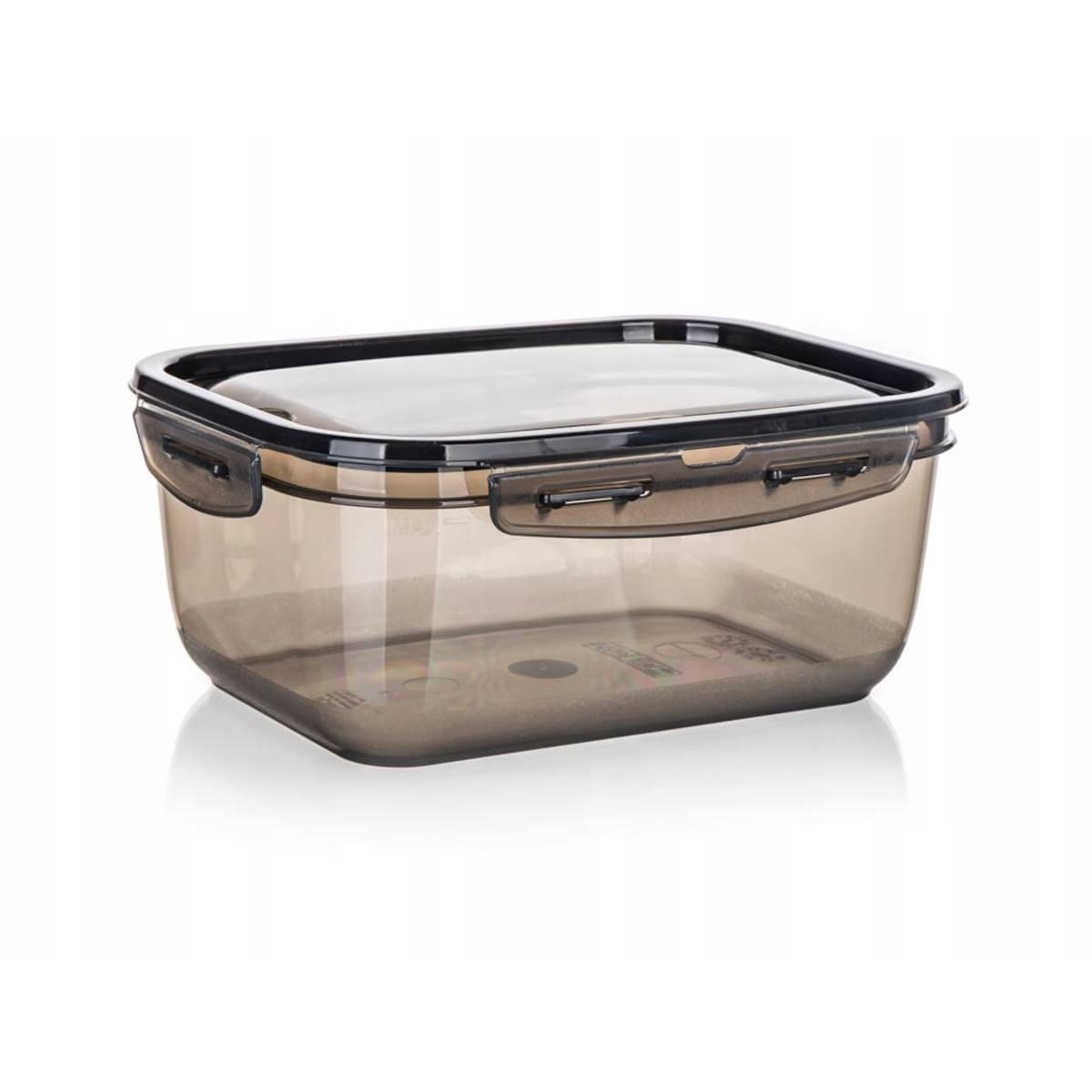 POJEMNIK PLASTIKOWY Z zamknięciem klip 2 L DYMNY na jedzenie lunch box