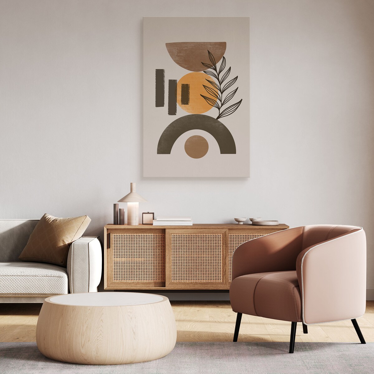 Obraz Ekskluzywny Liść Dekoracja Boho 30x40cm