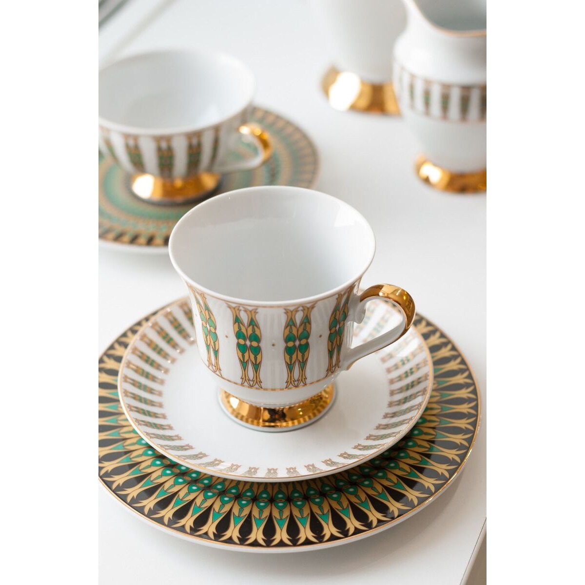 Garnitur do kawy dla 6 osób 22 el. Astra India G413