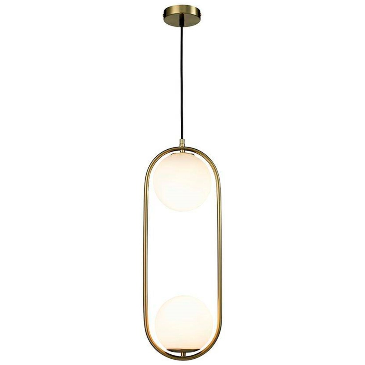 Kulista lampa wisząca Aurelia Twin MSE010100303 złota