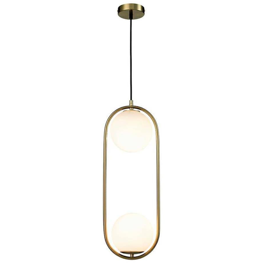 Kulista lampa wisząca Aurelia Twin MSE010100303 złota