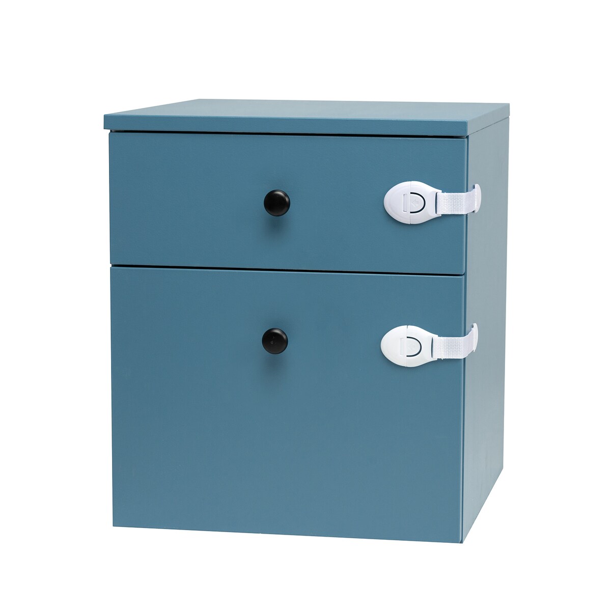 zabezpieczenia szaf i szuflad z paskiem elastycznym na zatrzask, sipo, zestaw 10 sztuk