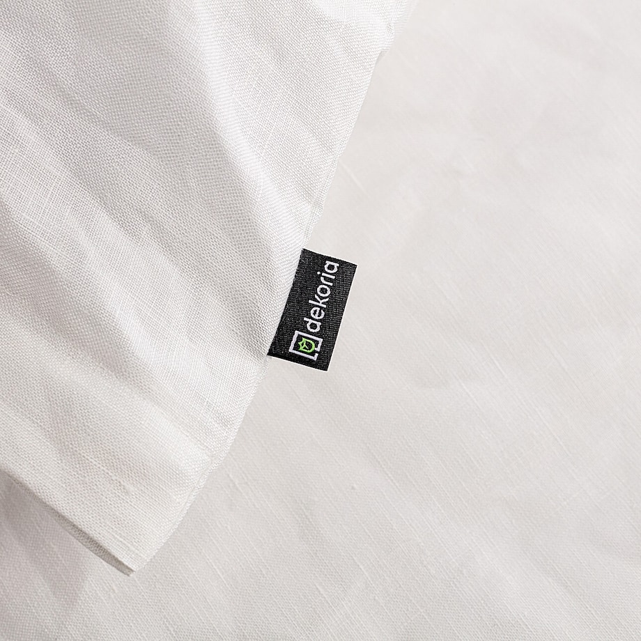 Komplet pościeli lnianej Linen 160x200cm white, 160 x 200 cm/ 2 x 80 x 70 cm